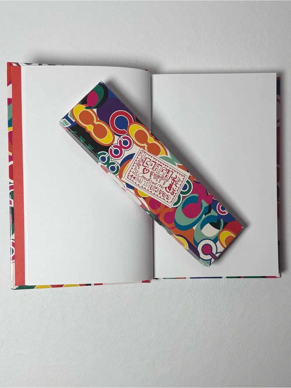 Coach Poppy Limited Edition Notebook & Pencil Set